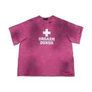 Project G/R Orgasm Donor T-Shirt Dirty Pink