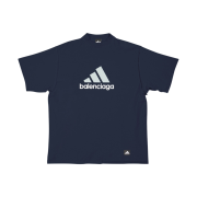 Balenciaga x Adidas Oversized T-Shirt Navy Blue