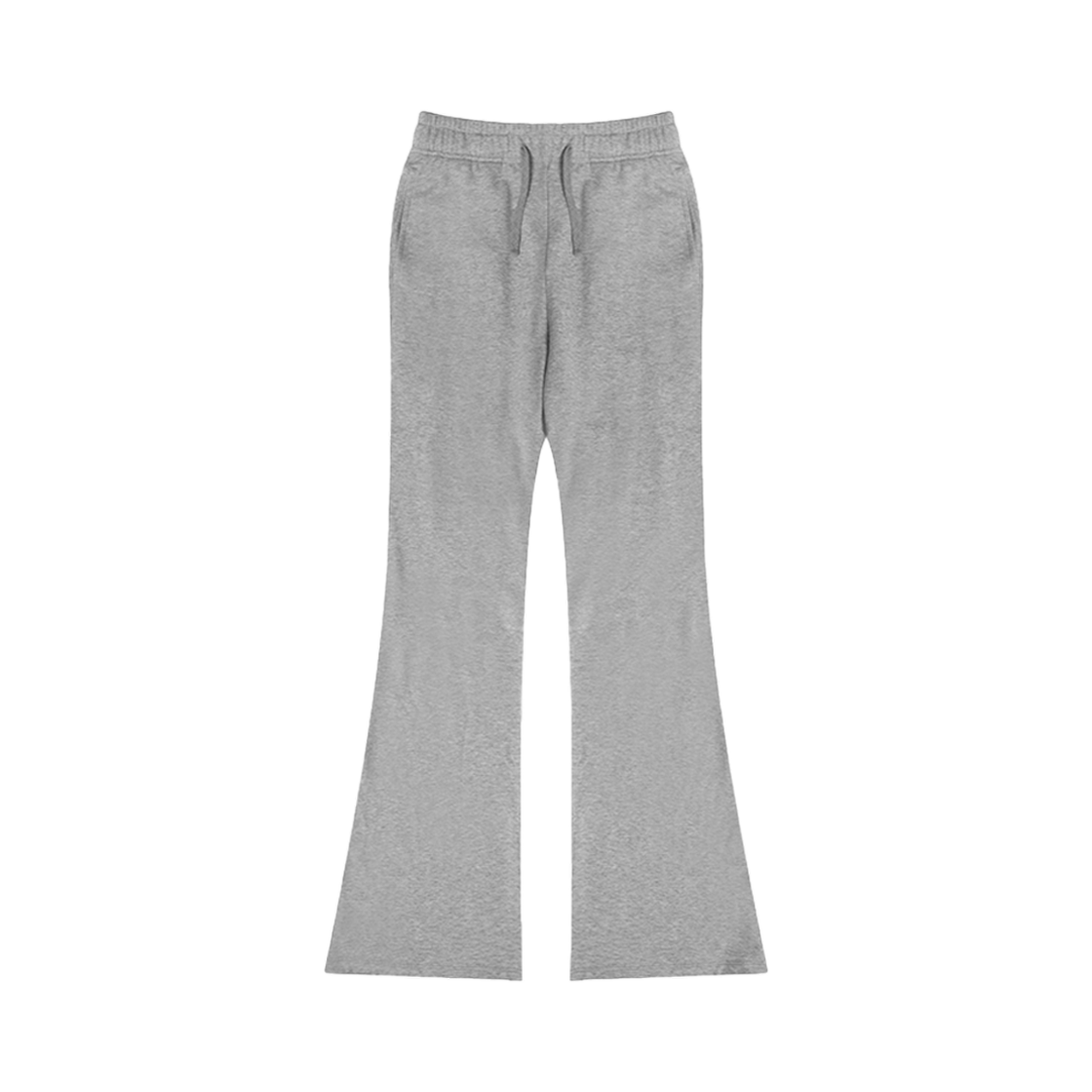 BF3WLP193MG BORN TO WIN Slim Boots Cut Pants Melange Grey