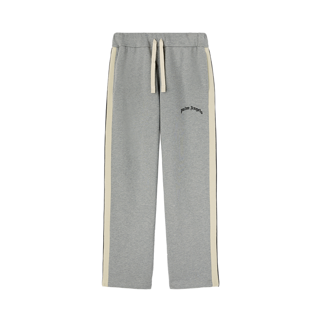 팜엔젤스 커브드 로고 트랙 스웨트팬츠 그레이 멜란지(PALM ANGELS Curved Logo Track Sweatpants Grey Melange)