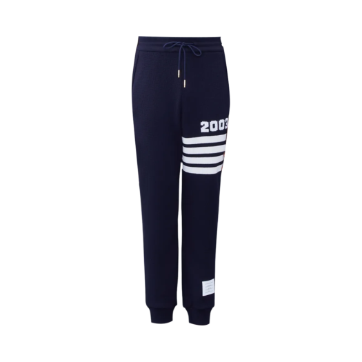 Thom Browne Cashmere Waffle 2003 4-Bar Sweatpants Blue