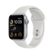 Apple Watch SE 40mm GPS Silver Aluminum Case with Sport Band White (Korean Ver.)