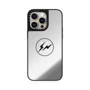 Casetify x Fragment x God Selection XXX 10th Logo Black iphone Magsafe Case Mirror Silver Mirror Black Bumper