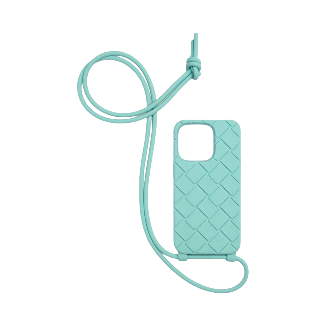 보테가 베네타 아이폰 14 프로 케이스 온 스트랩 셀라돈(Bottega Veneta iPhone 14 Pro Case On Strap Celadon)