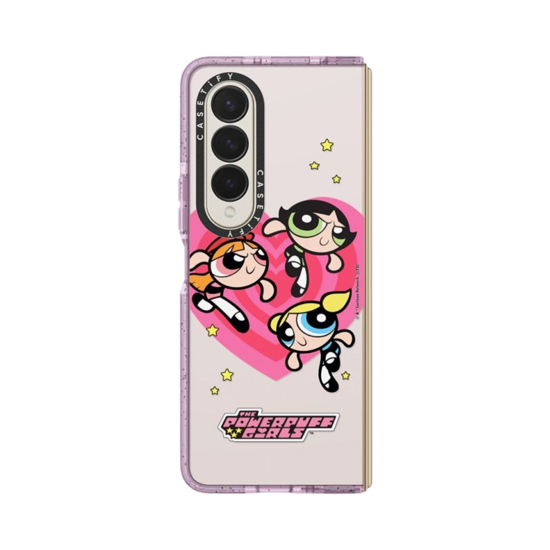 케이스티파이 x 파워퍼프걸 갤럭시 하트 임팩트 케이스 반투명 헤이즈 퍼플(Casetify x The Powerpuff Girls Galaxy Heart Impact Case Sheer Haze Purple) - 1