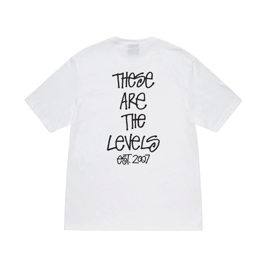 스투시 레벨 티셔츠 화이트(Stussy Levels T-Shirt White) - 1