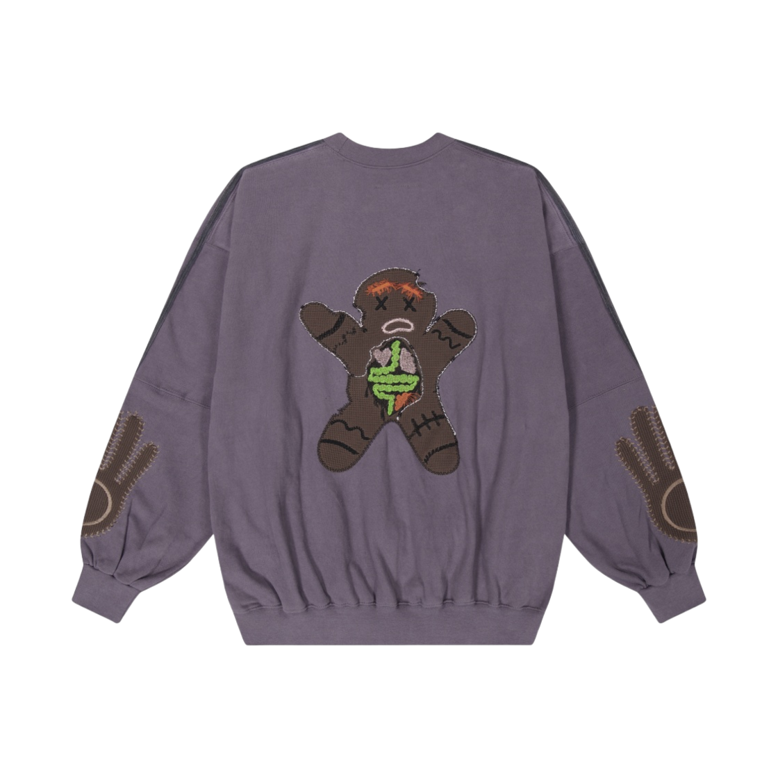 트위드 진저브레드 스웨트셔츠 퍼플(Tuewid Gingerbread Sweatshirt Purple)