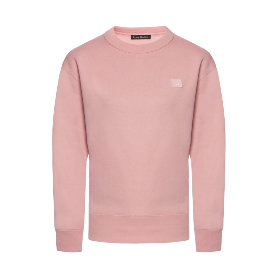 아크네 스튜디오 페어뷰 페이스 크루넥 스웨트셔츠 블러쉬 핑크(Acne Studios Fairview Face Crewneck Sweatshirt Blush Pink) - 1