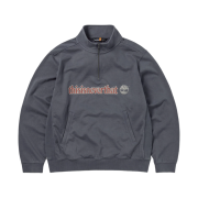 Thisisneverthat x Timberland Heritage Quarter Zip Sweatshirt Blue Grey