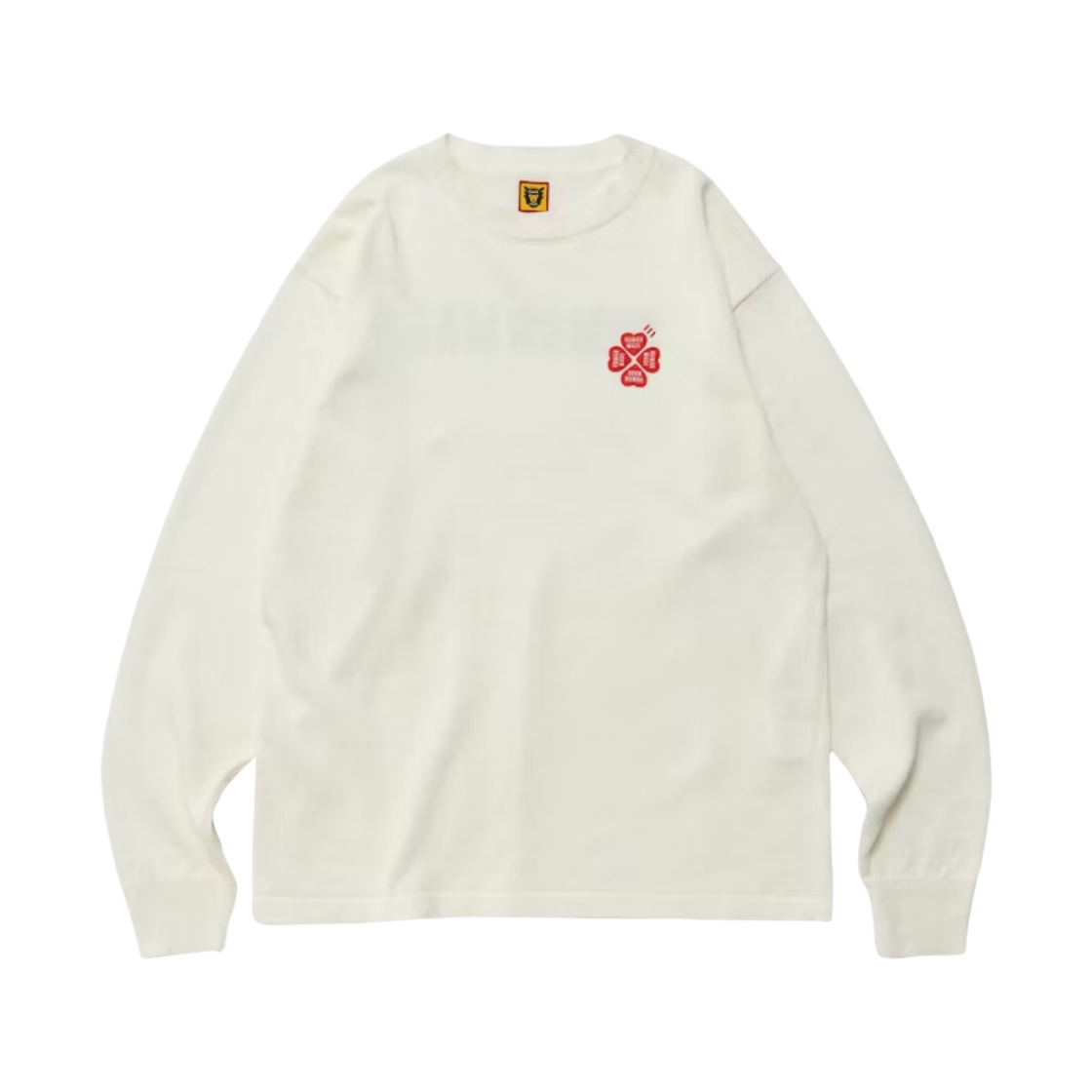 휴먼 메이드 리넨 블렌드 니트 스웨터 화이트(Human Made Linen Blend Knit Sweater White) - 1