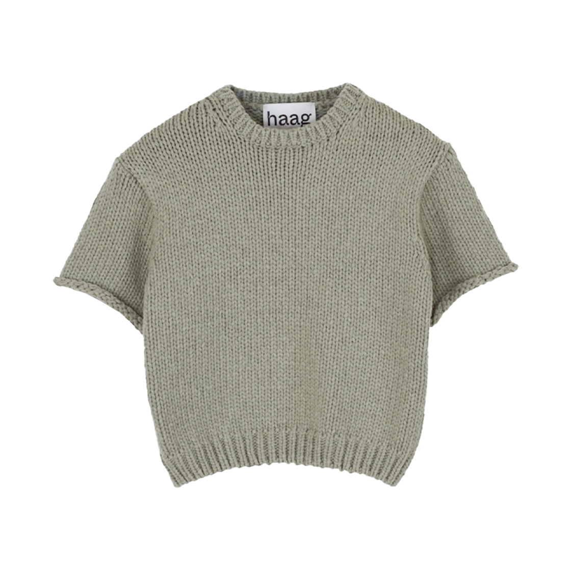 (W) 헤이그 어 클로티 니트 카키((W) Haag A Clotty Knit Khaki)