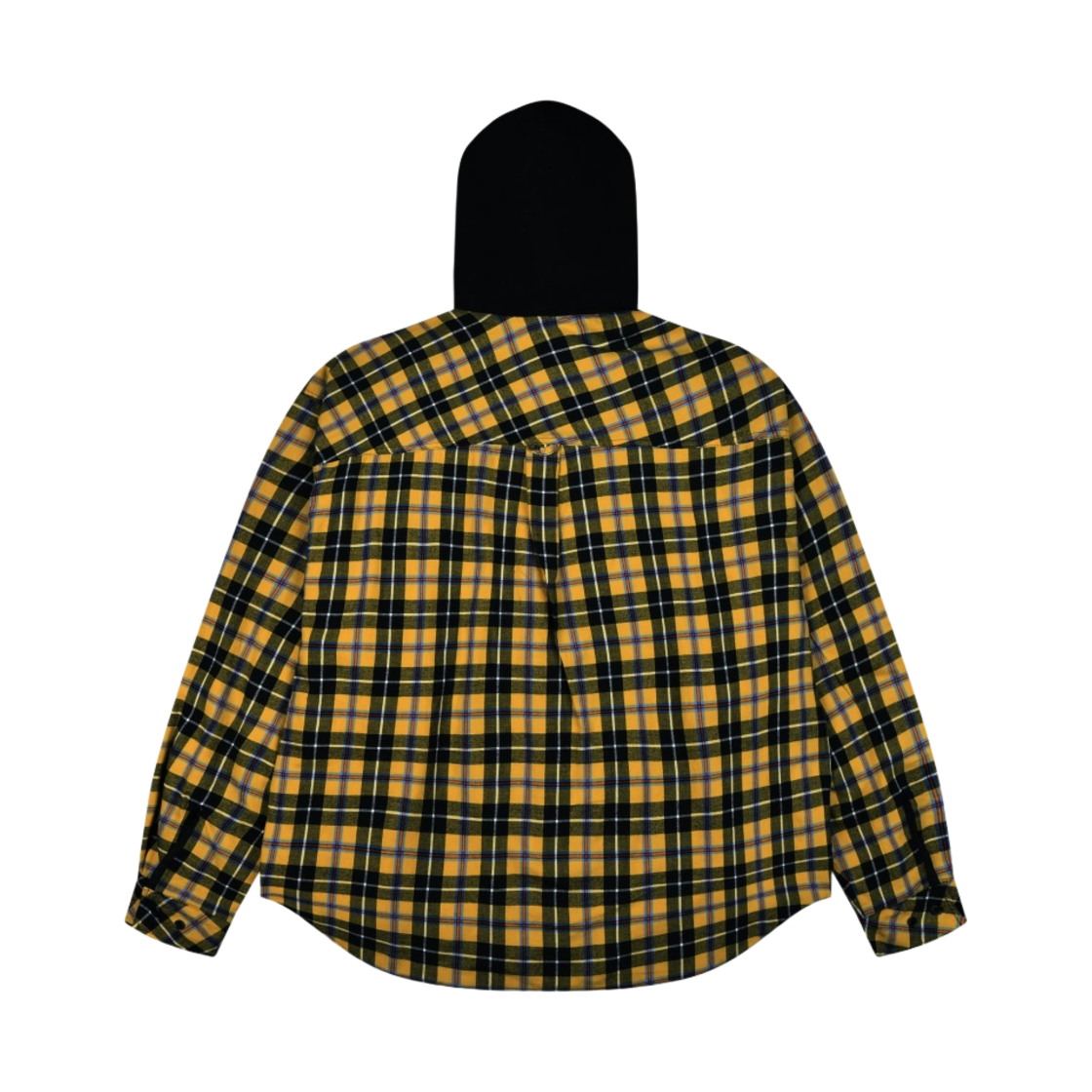 프로젝트 G/R 리버시블 후디 체크 셔츠 블랙 옐로우(Project G/R Reversible Hoodie Check Shirts Black Yellow) - 2