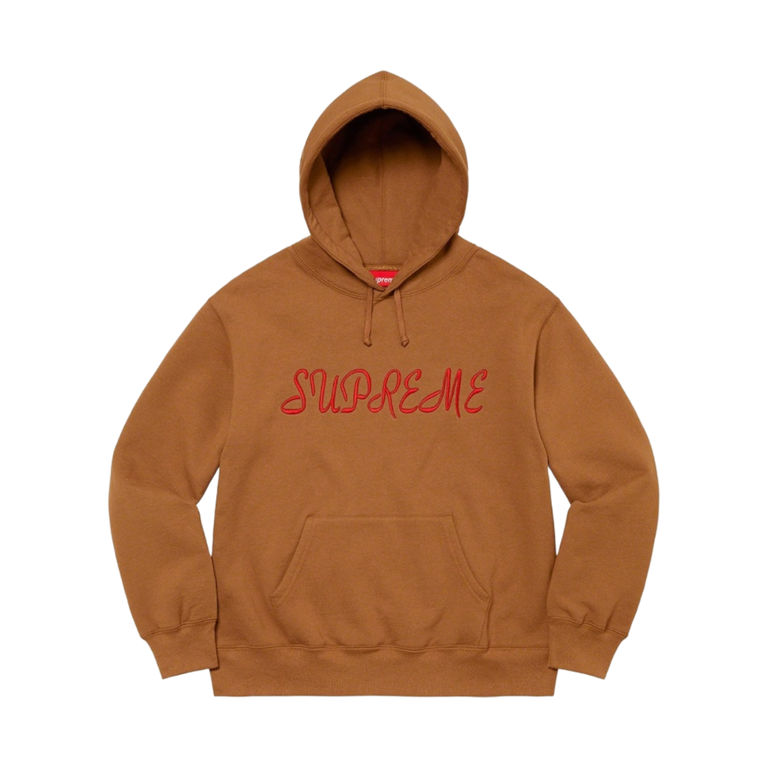슈프림 스크립트 후드 스웨트셔츠 라이트 브라운 - 23SS(Supreme Script Hooded Sweatshirt Light Brown - 23SS) - 1