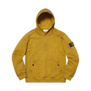 Supreme x Stone Island Dust Colour Hooded Sweatshirt Olive - 19SS
