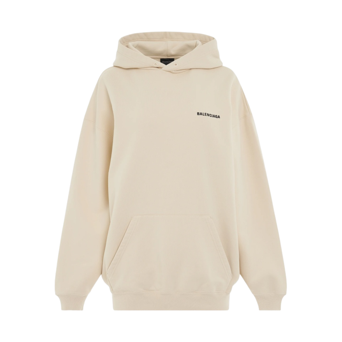 (W) 발렌시아가 백로고 오버사이즈 후드 크림((W) Balenciaga Back Logo Oversized Hoodie Cream) - 2