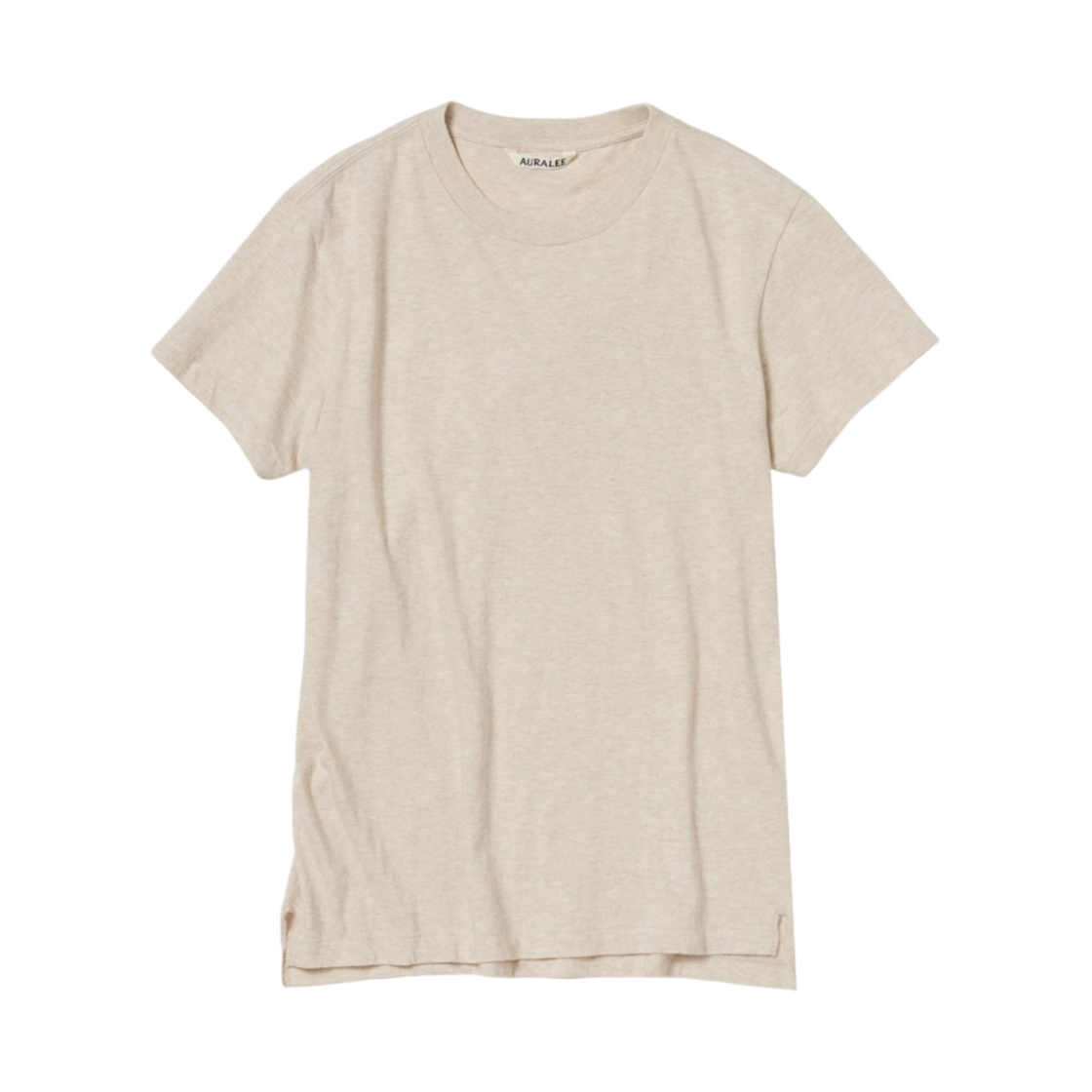 (W) 오라리 심리스 크루넥 티셔츠 탑 브라운 - 23SS((W) Auralee Seamless Crew Neck T-Shirt Top Brown - 23SS) - 1