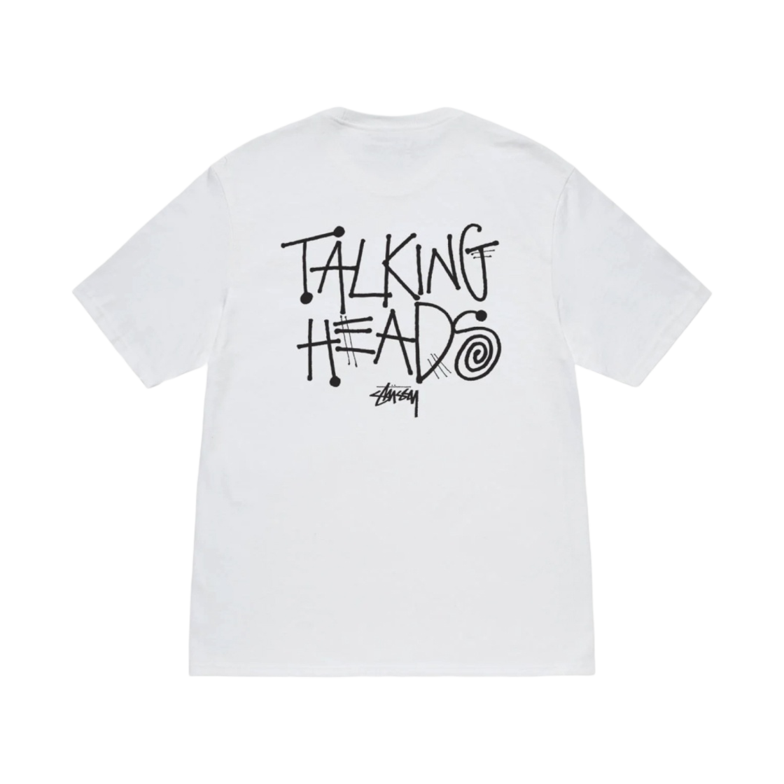 스투시 x 토킹 헤즈 스탑 메이킹 센스 티셔츠 화이트 | Stussy