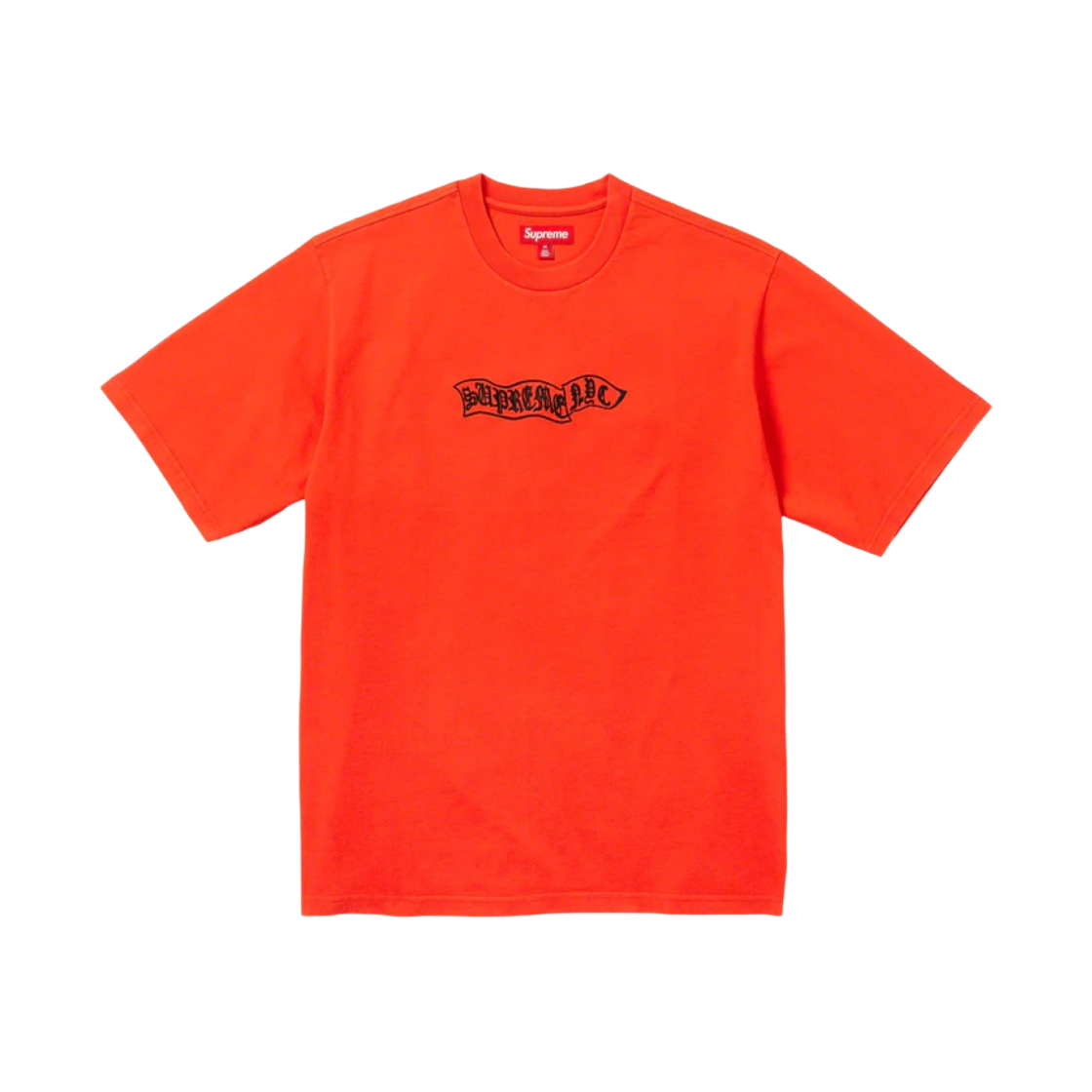 슈프림 배너 숏슬리브 탑 오렌지 - 23FW(Supreme Banner S/S Top Orange - 23FW) - 1