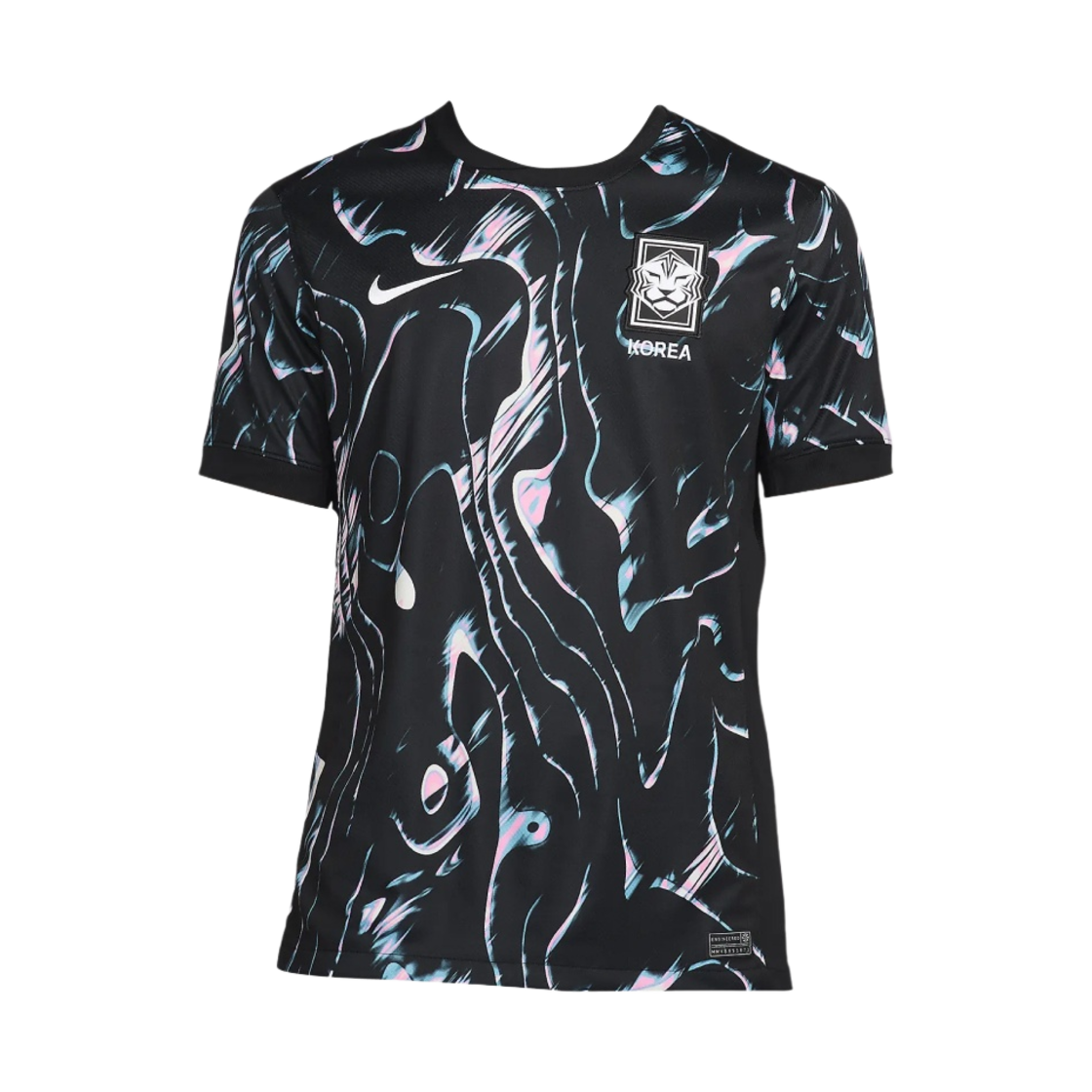 나이키 대한민국 2024 드라이핏 스타디움 어웨이 레플리카 저지 블랙 핑크 글로우 - US/EU (논 마킹 버전)(Nike Korea 2024 Dri-Fit Stadium Away Replica Jersey Black Pink Glow - US/EU (Non Marking Ver.)) - 1