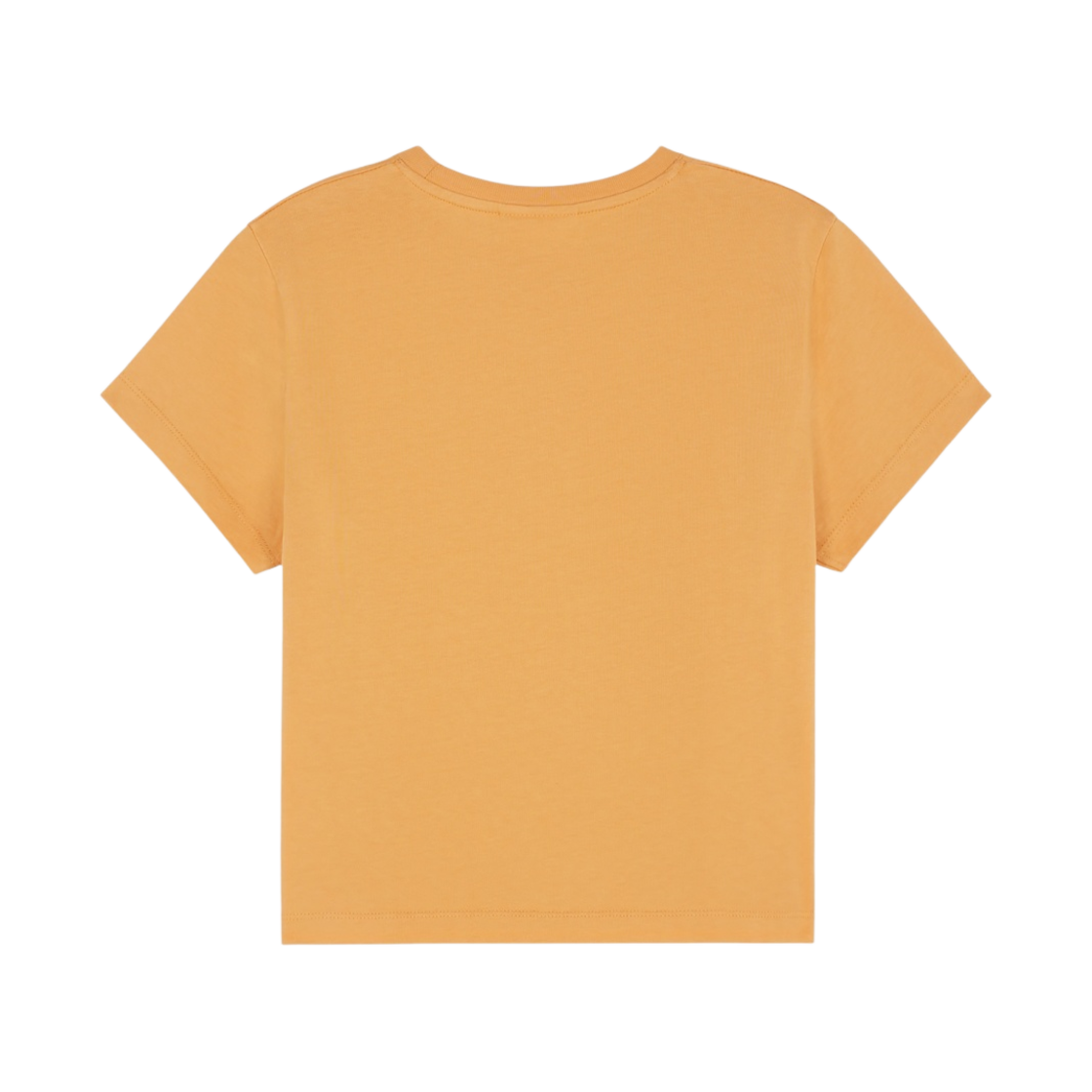 (W) 메종 키츠네 베이비 폭스 패치 베이비 티셔츠 선셋 오렌지((W) Maison Kitsune Baby Fox Patch Baby T-Shirt Sunset Orange) - 2