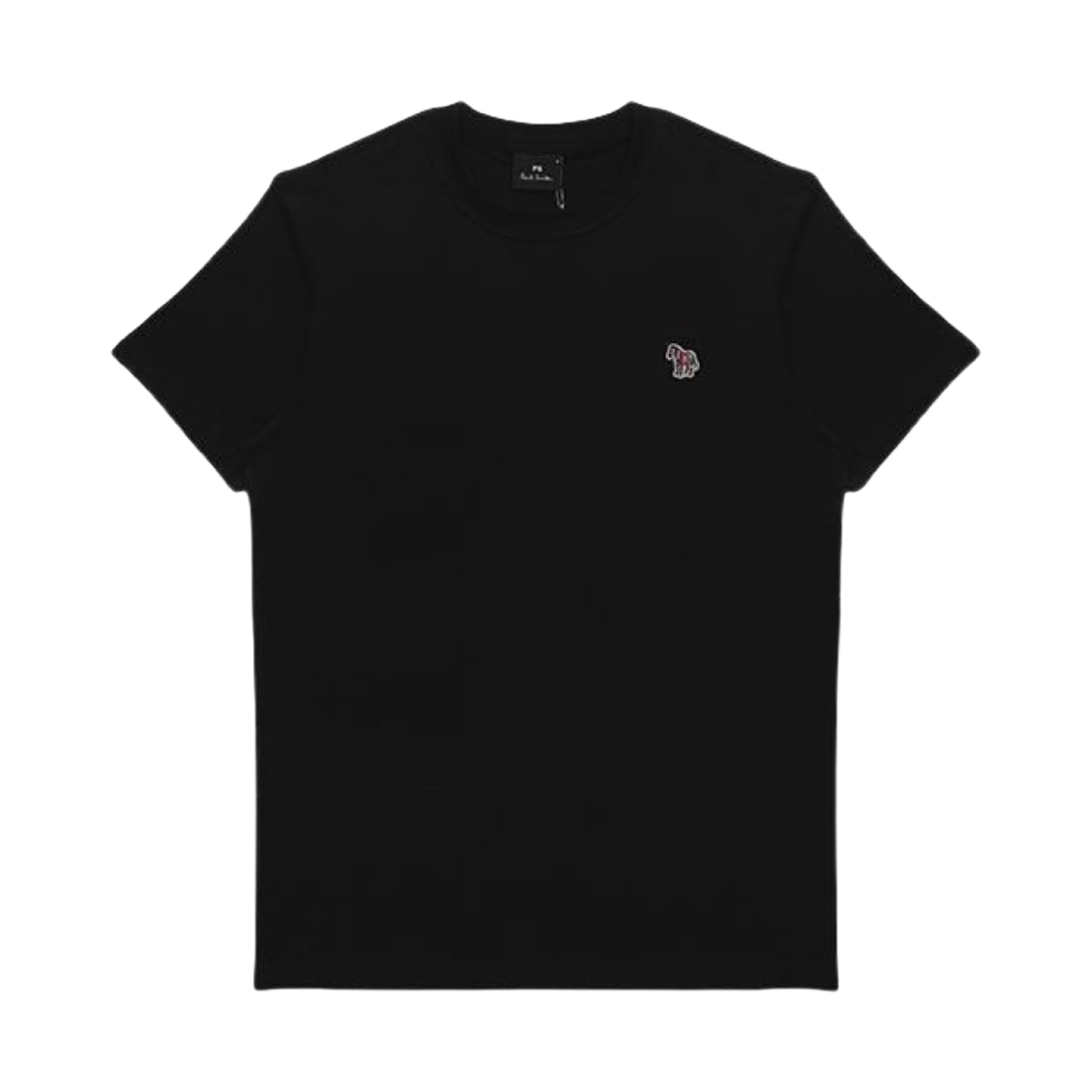 M2R-010R-KZEBRA/AZEBRA-79 Paul Smith Slim Fit Zebra Cotton T-Shirt Black