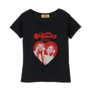 (W) Hysteric Glamour Hysteric Heart Chibi T-Shirt Black