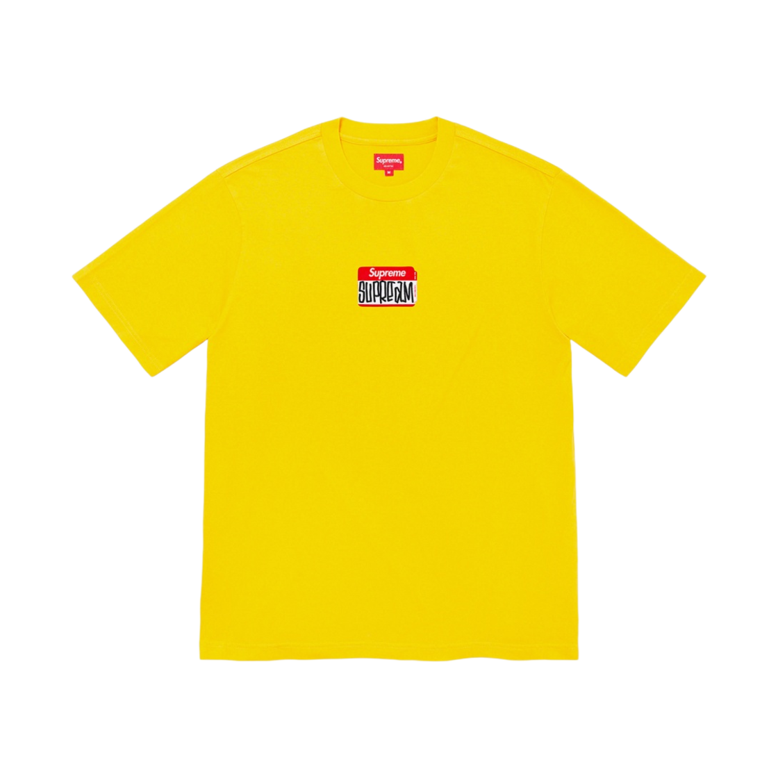 슈프림 곤즈 네임택 숏슬리브 탑 옐로우 - 21FW(Supreme Gonz Nametag S/S Top Yellow - 21FW) - 1