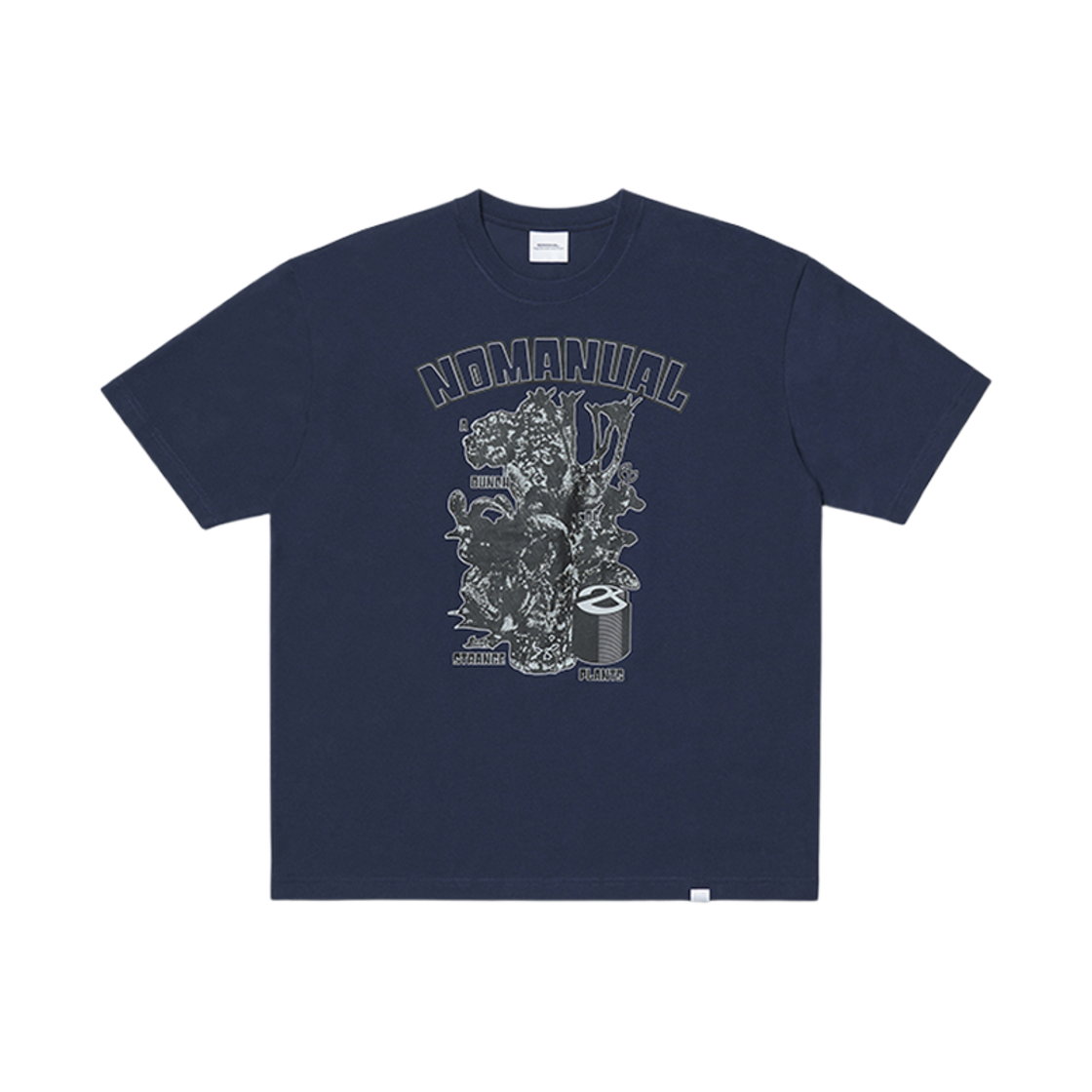 노매뉴얼 S.P 티셔츠 다크 네이비