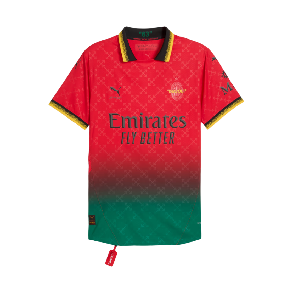 【箱付き正規品】24-25puma×OffWhite AC Milan4th Insane | Puma x Off-White Milan 24-25 Fourth Kit Released