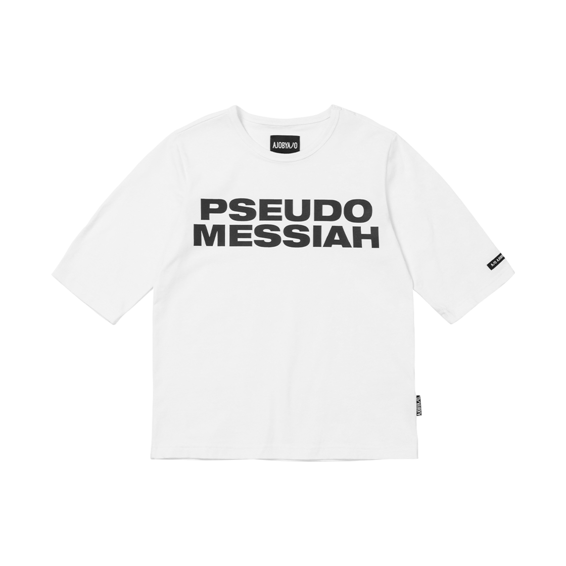 AJ252TE001WH AJOBYAJO Pseudo Messiah Mini T-Shirt WHITE