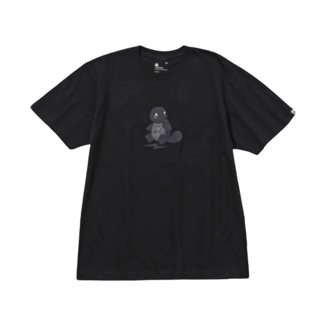 프라그먼트 x 포켓몬 INN 썬더볼트 프로젝트 007 티셔츠 꼬부기 블랙(Fragment x Pokemon INN Thunderbolt Project 007 T-Shirt Zenigame Black)
