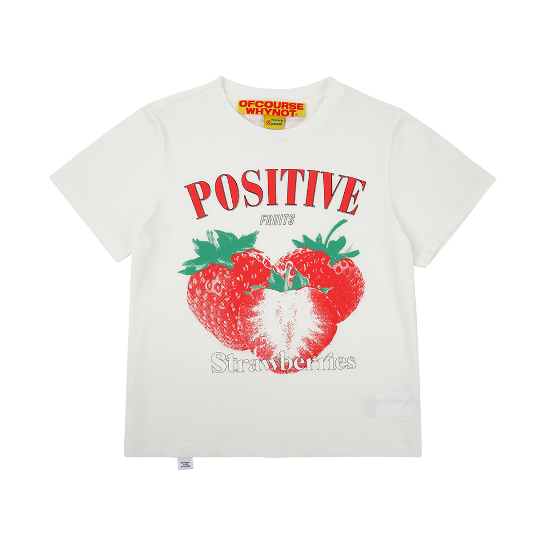 오브콜스와이낫 비 스위트 티셔츠 화이트(ofcoursewhynot Be Sweet Tee White)