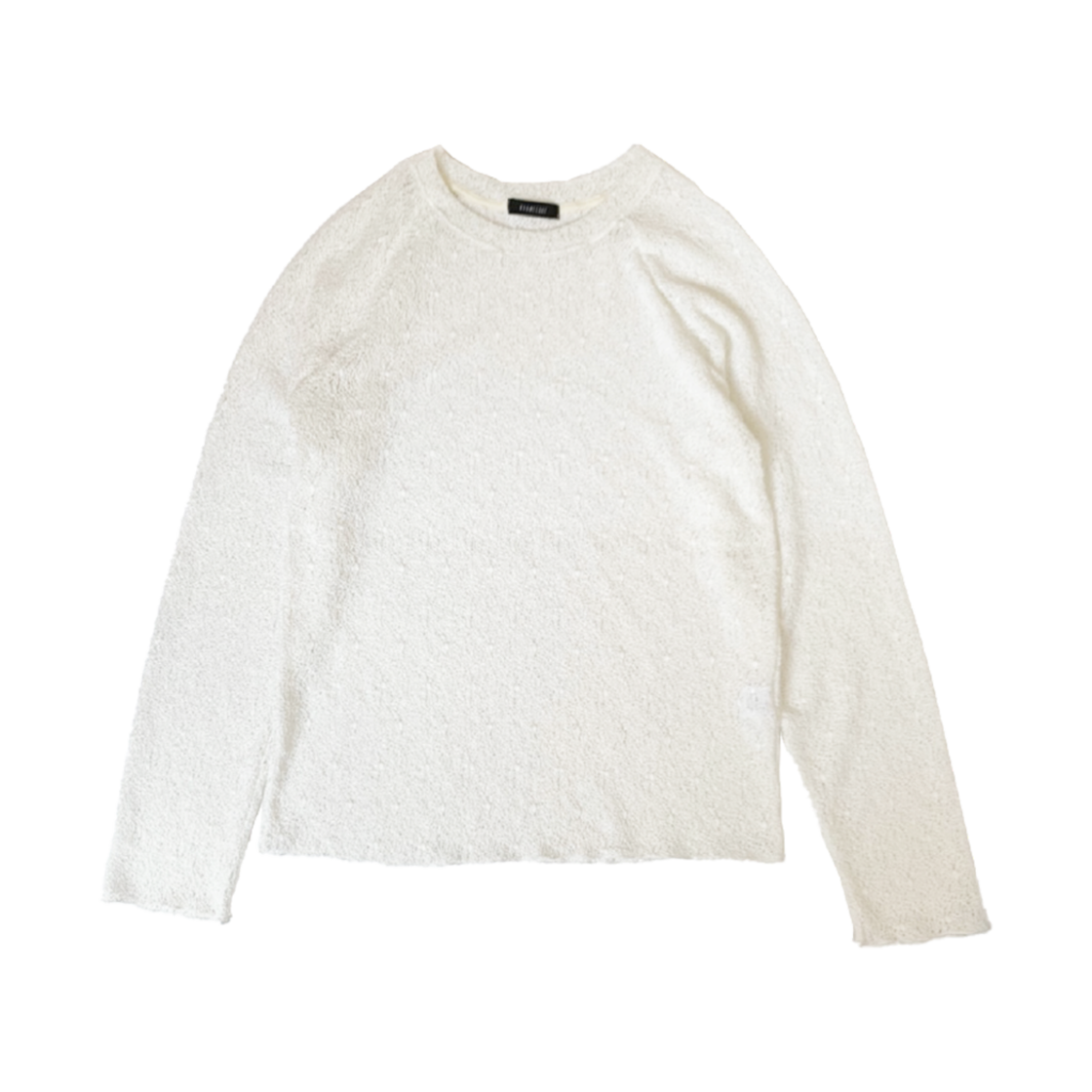 KS5BRKN002WI Kookeesee Net Raglan Knit Sleeve White