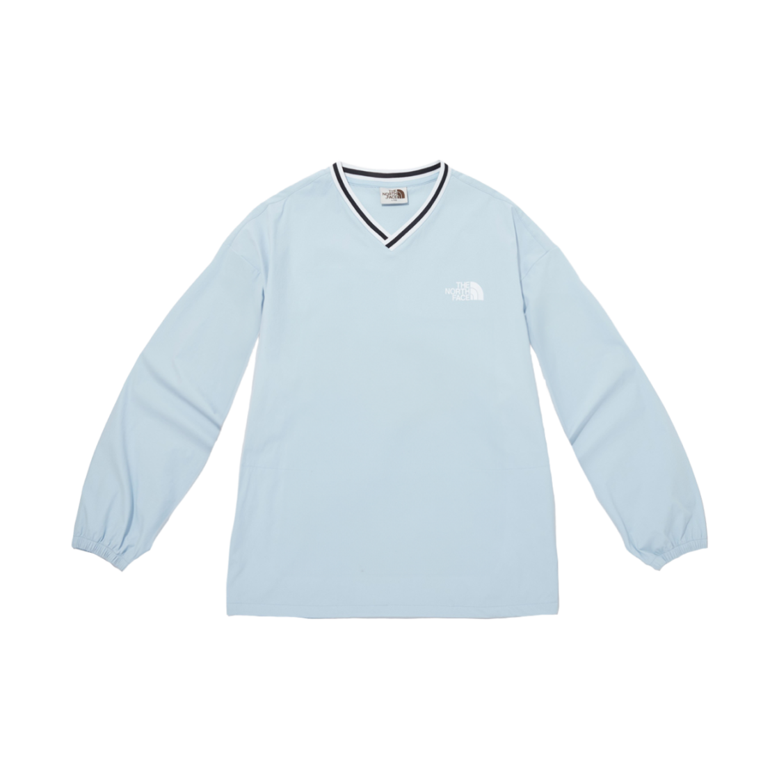 NM5MQ04L The North Face White Label Ice Run V Crewneck Light Blue