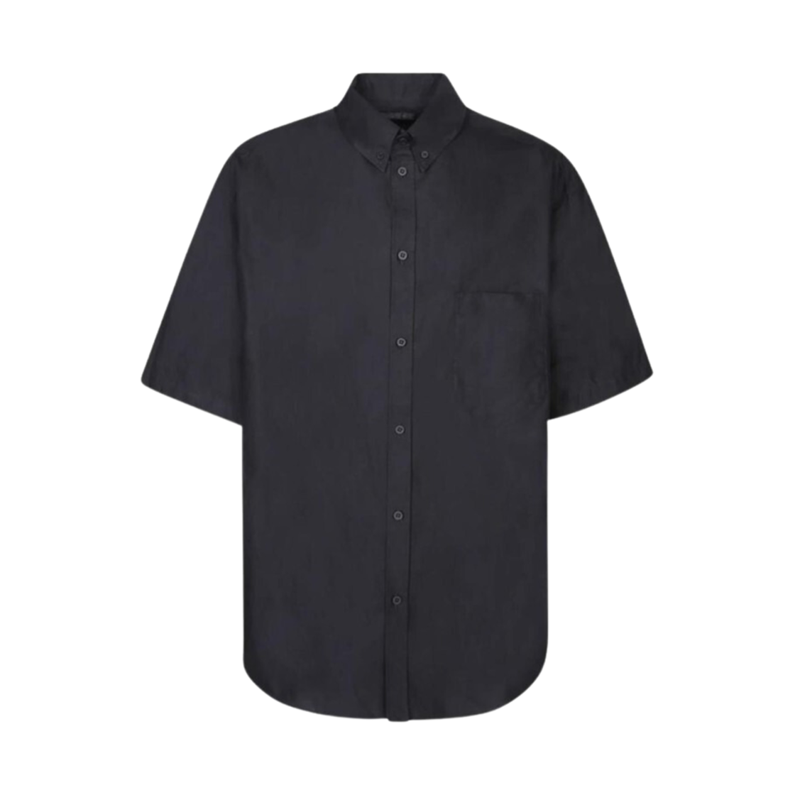 773393TNM601000 Balenciaga Surfer Cotton Shirts Black
