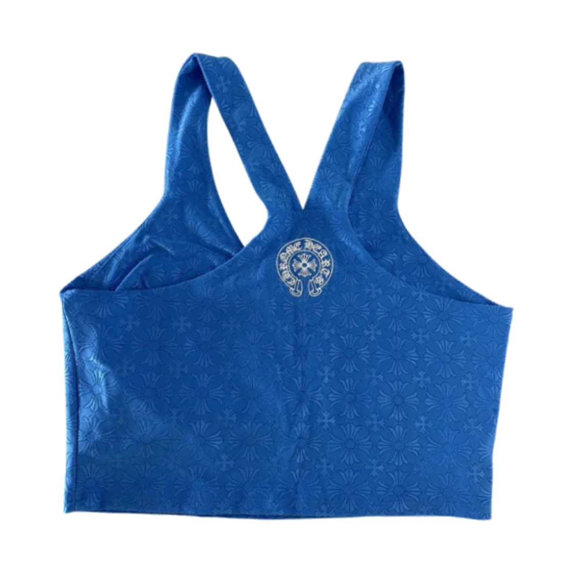 (W) 크롬하츠 스포츠 브라 탱크 탑 블루((W) Chrome Hearts Sports Bra Tank Top Blue)