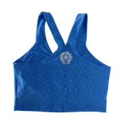 (W) Chrome Hearts Sports Bra Tank Top Blue