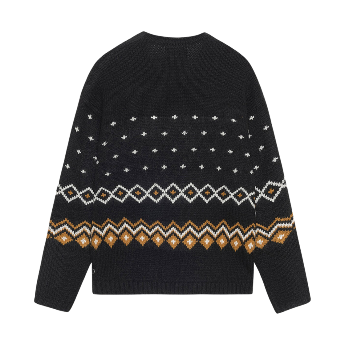 스투시 롤 넥 페어아일 스웨터 차콜(Stussy Roll Neck Fairisle Sweater Charcoal) - 2