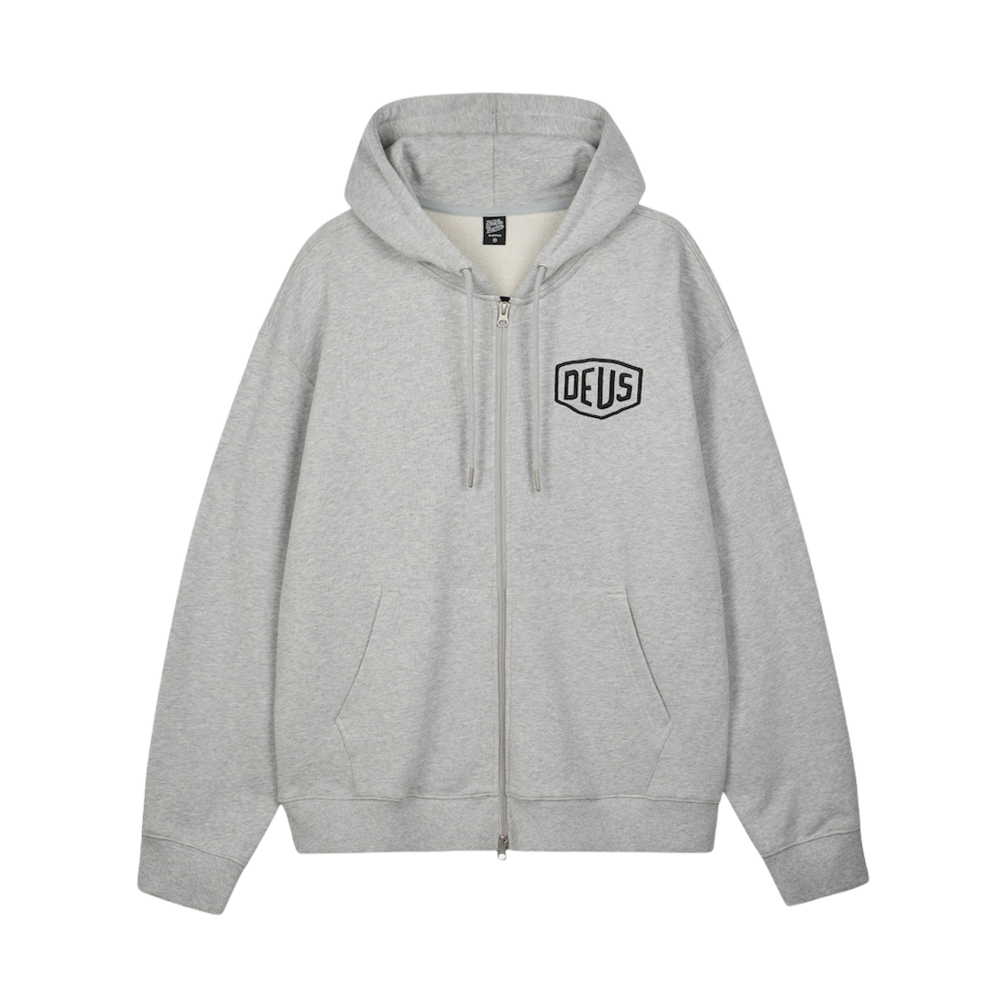 데우스 엑스 마키나 컬리지 어드레스 후드 집업 M 그레이(Deus Ex Machina College Address Hoodie Zip Up M Grey)
