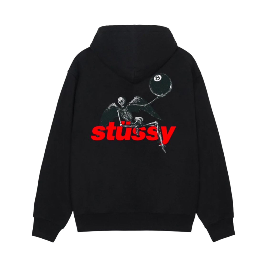 스투시 아포칼립스 후드 집업 블랙(Stussy Apocalypse Zip Hoodie Black) - 2