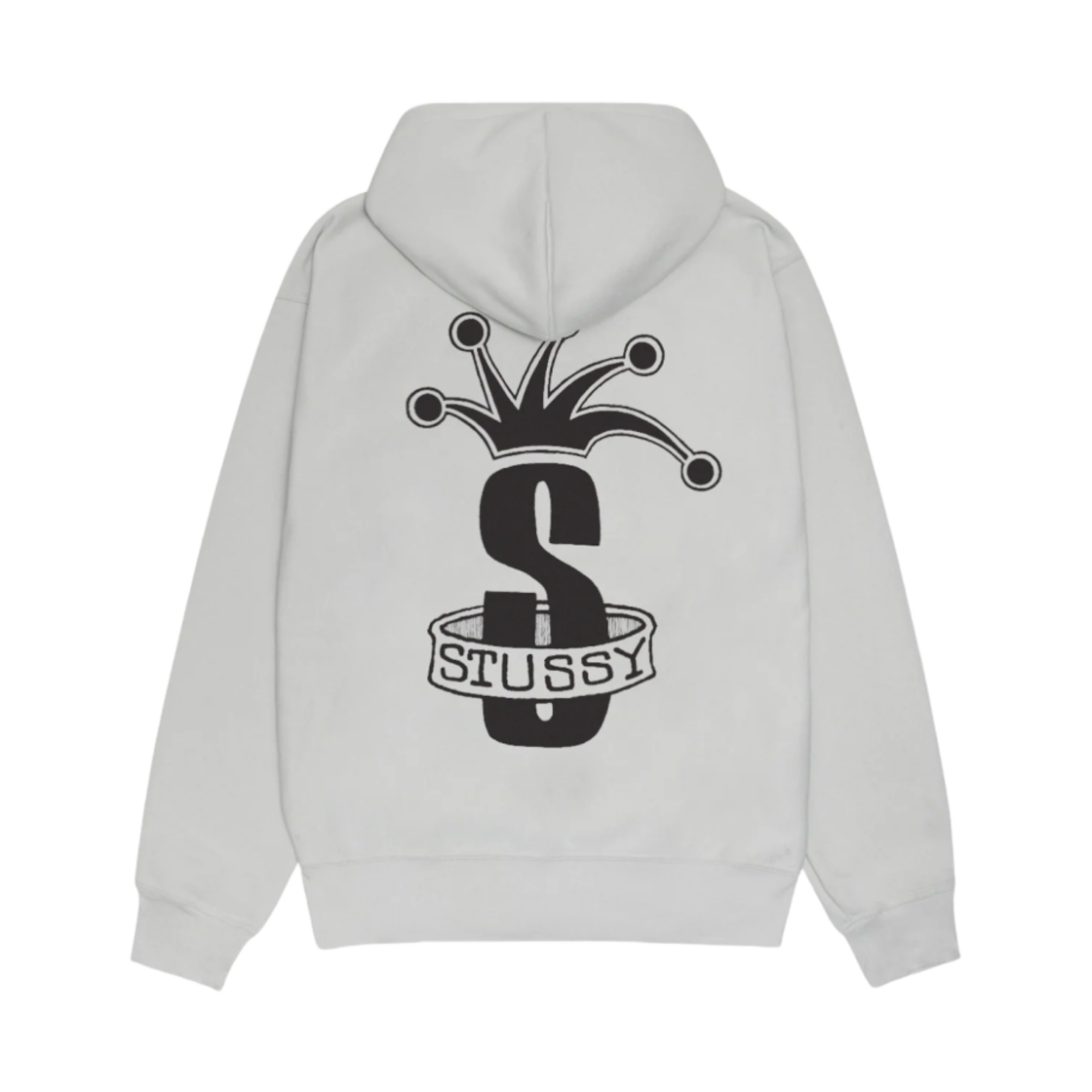 스투시 크라운 밴드 집 후드 포그(Stussy Crown Band Zip Hoodie Fog) - 2