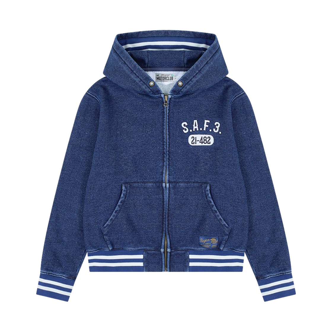 사파리스팟 레기온 모터스 클럽 데님 헤비 짚업(Safarispot Region Motors Club Denim Heavy Zipup)