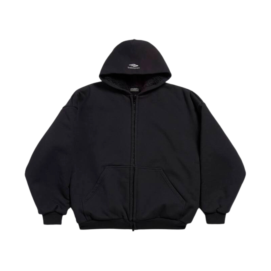 발렌시아가 스키웨어 3B 스포츠 아이콘 아웃웨어 집업 후드 블랙(Balenciaga Skiwear 3B Sports Icon Outerwear Zip-Up Hoodie Black) - 1