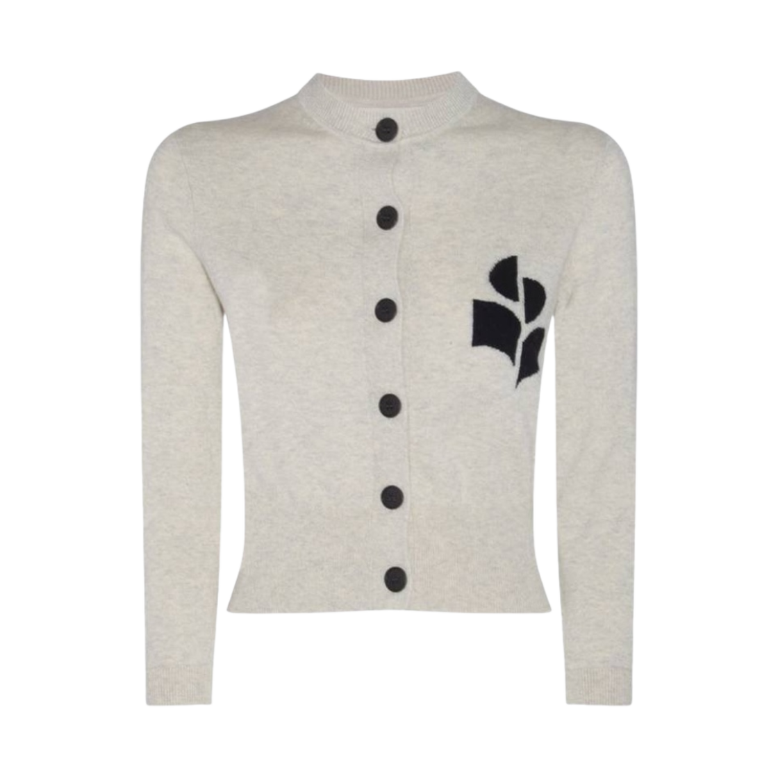 (W) 이자벨 마랑 뉴턴 코튼 가디건 라이트 그레이((W) Isabel Marant Newton Cotton Cardigan Light Grey)