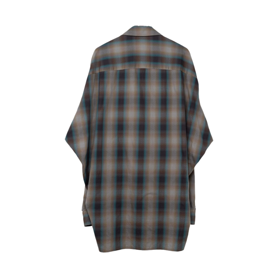 메종 미하라 야스히로 믹스 레이어드 체크 셔츠 브라운(Maison Mihara Yasuhiro Mix Layered Check Shirt Brown) - 2