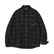 Diamond Layla Fluff Mood Check Shirt S24 Navy