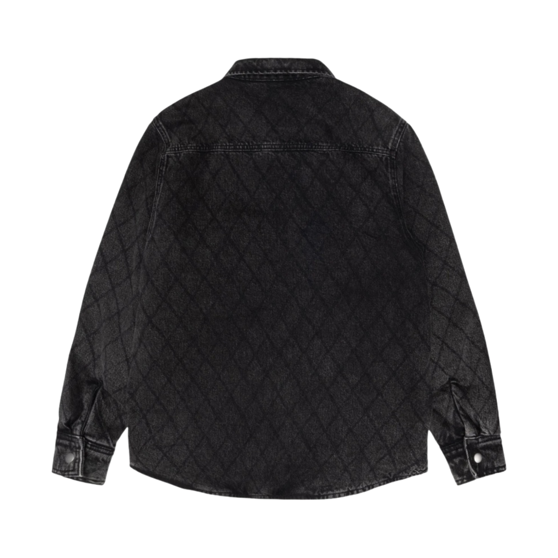 스투시 퀼티드 데님 셔츠 블랙(Stussy Quilted Denim Shirt Black) - 2