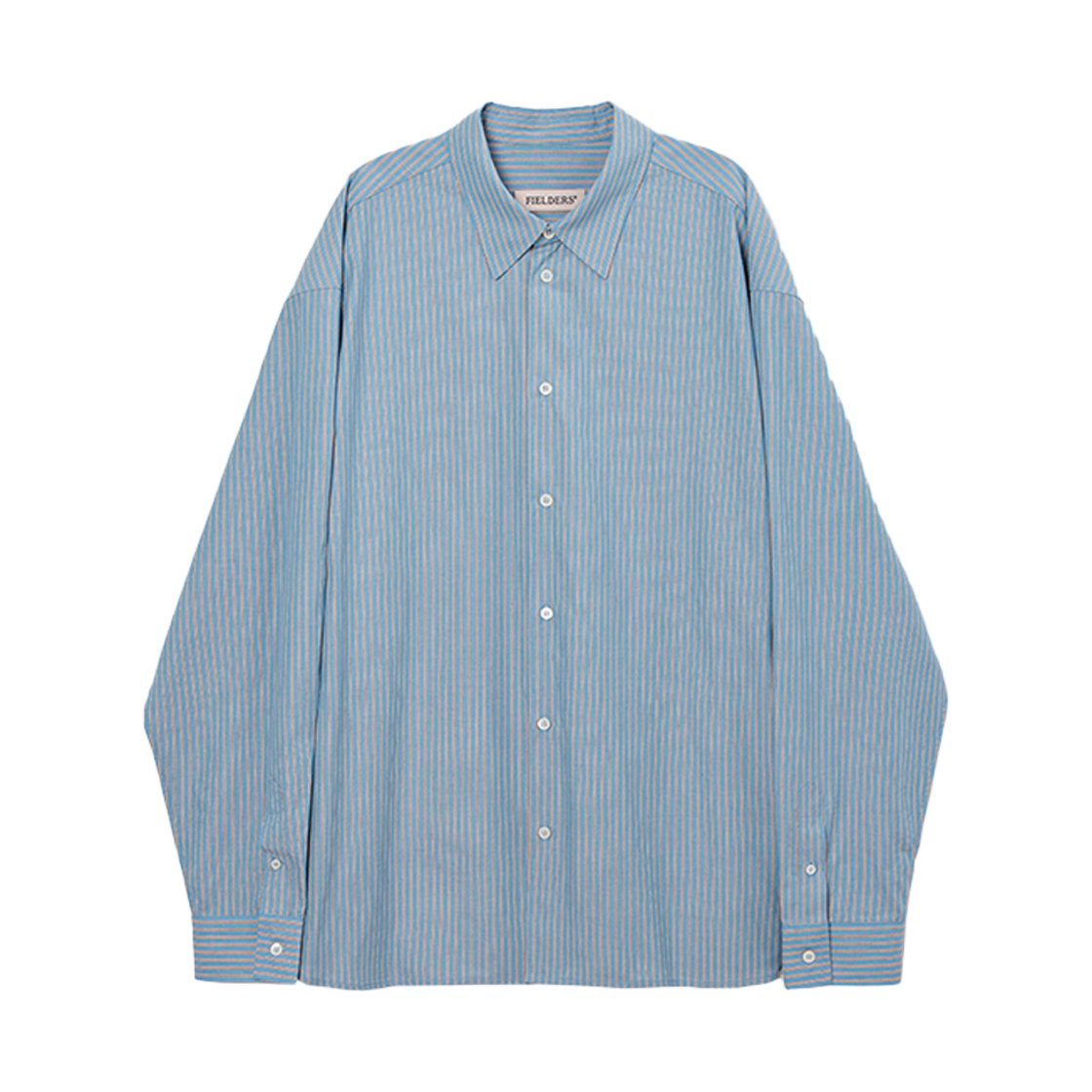 필더스 여성 스트라이프 코튼 셔츠 블루(Fielders Stripe Cotton Shirts Blue)