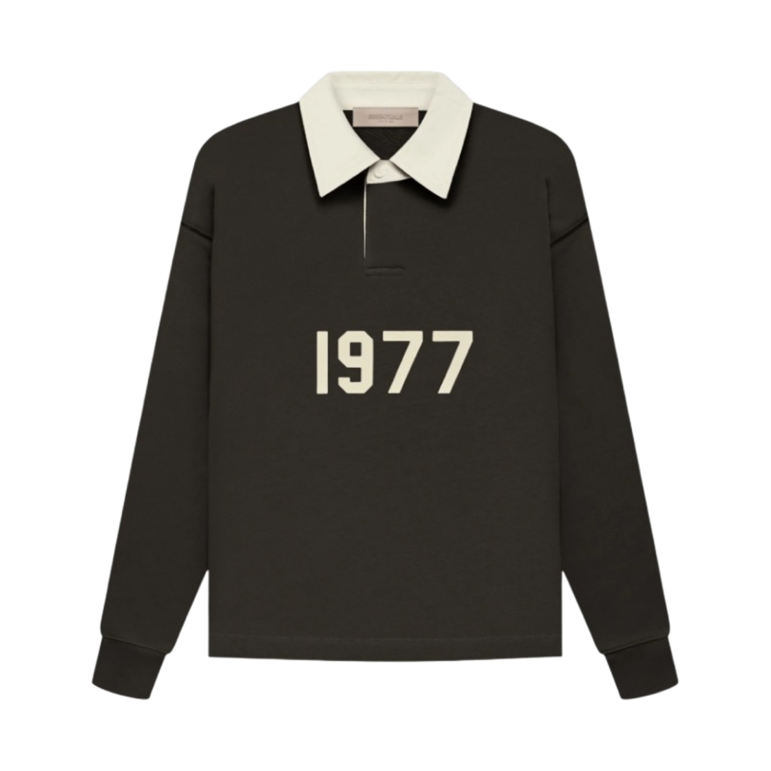 (키즈) 에센셜 1977 헨리 럭비 롱슬리브 폴로 오프 블랙 - 22FW