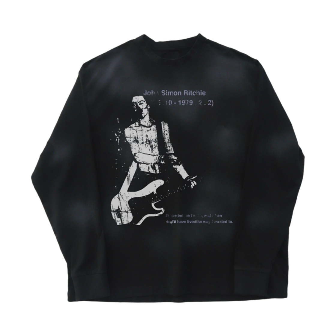 벤더스 $$ID 롱슬리브 티셔츠 블랙(VENDORS $$ID LS T-Shirt Black)